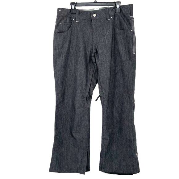 Empyre Snow Pants Womens L Gray Waterproof Technical Outerwear Ski Snowboard - Picture 1 of 15